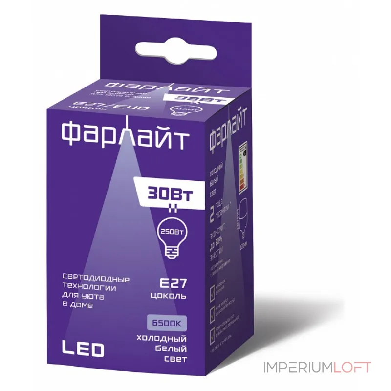 Лампа светодиодная Farlight Т100 E27 30Вт 6500K FAR000165 от ImperiumLoft Лампа светодиодная Farlight Т100 E27 30Вт 6500K FAR000165 от ImperiumLoft