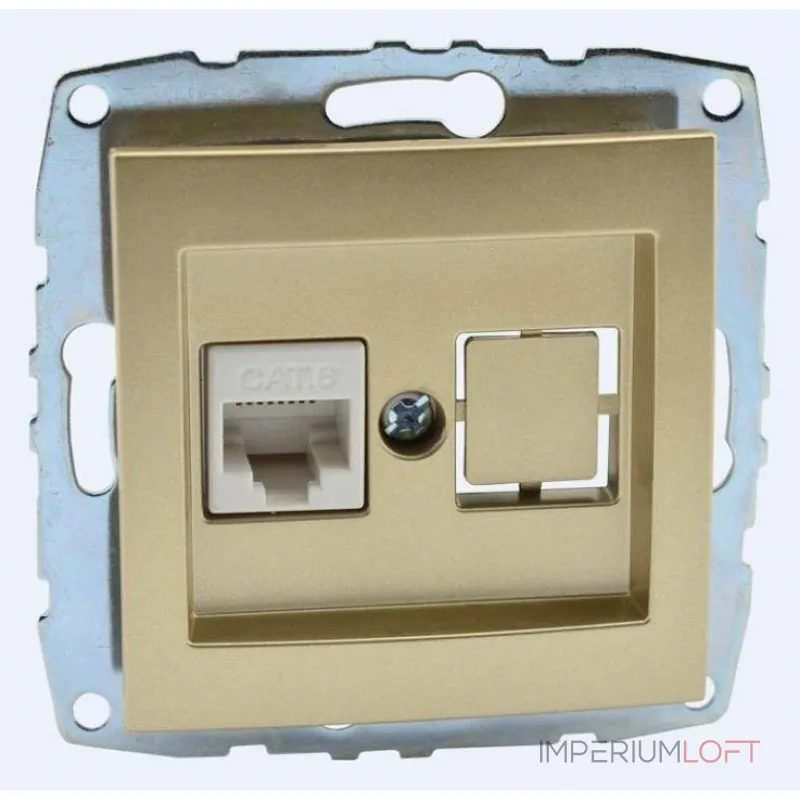 Розетка Ethernet RJ-45 без рамки Mono Electric Despina / Larissa 500-002205-125 от ImperiumLoft Розетка Ethernet RJ-45 без рамки Mono Electric Despina / Larissa 500-002205-125 от ImperiumLoft