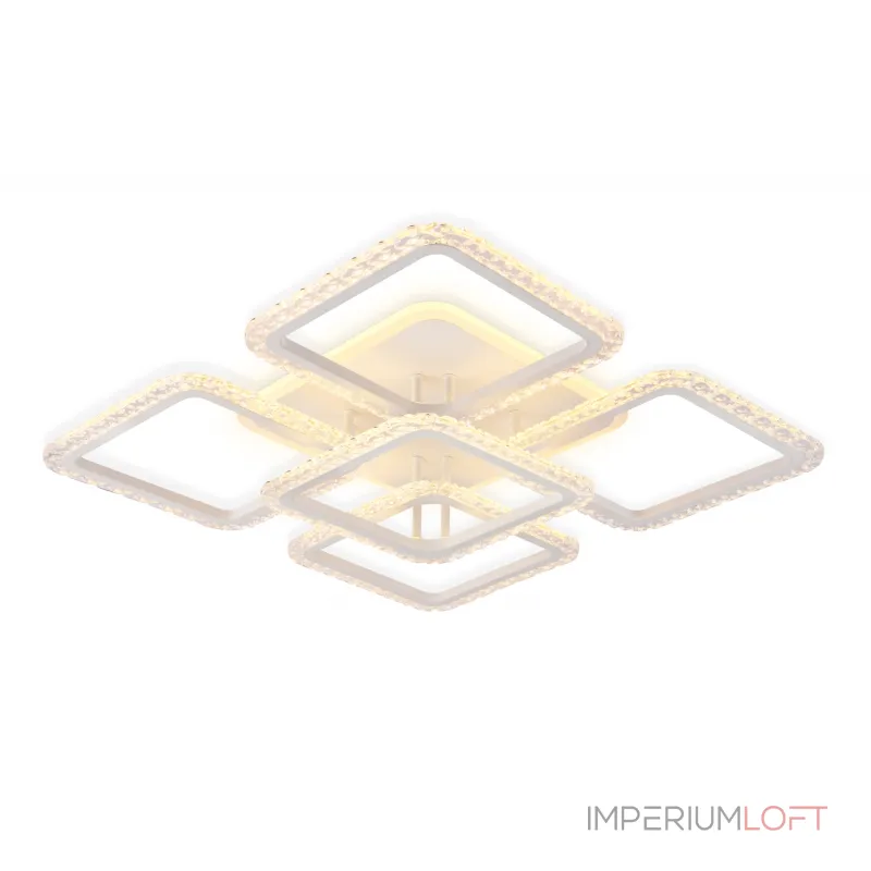 Потолочный светодиодный светильник с пультом FA5301 WH белый 140W 770*770*130 (ПДУ РАДИО 2.4) от NovaLamp