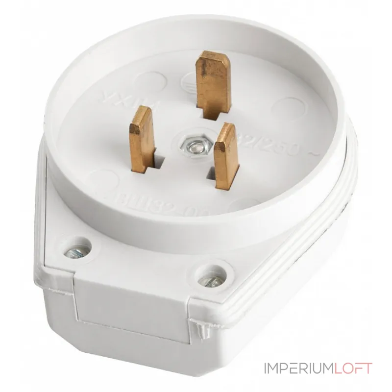 Вилка угловая с заземлением Stekker PPG32-53-20 39827 от ImperiumLoft