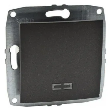 Выключатель одноклавишный с подсветкой без рамки Mono Electric Despina / Larissa 500-002025-101