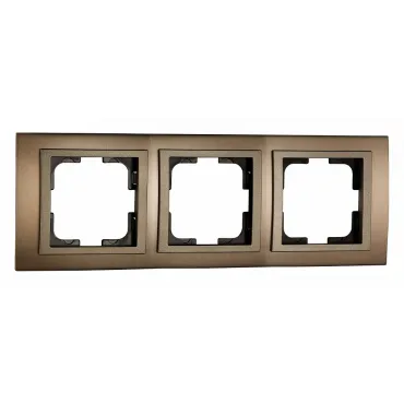 Рамка на 3 поста Mono Electric Style Aluminium 107-810000-162