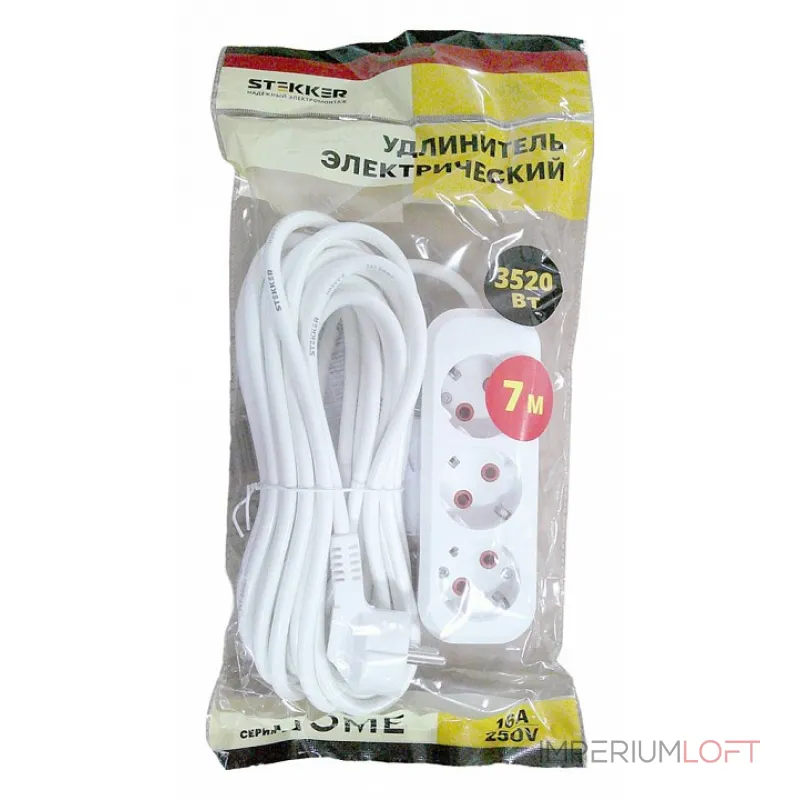 Удлинитель Stekker Home 49350 от ImperiumLoft