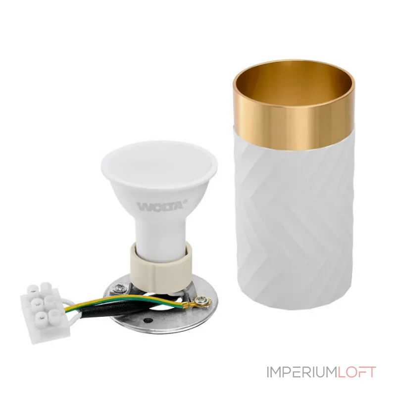 Накладной светильник Wolta LINEA WSL-GU10 WSL-GU10/09WG от ImperiumLoft
