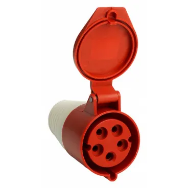 Розетка переносная разборная 3P+P с крышкой Stekker ST 49443