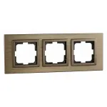 Рамка на 3 поста Mono Electric Style Aluminium 107-810000-162 от ImperiumLoft