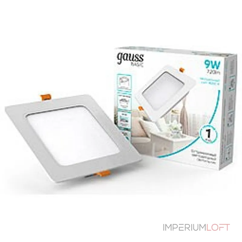 Встраиваемый светильник Gauss 9031420209 от ImperiumLoft