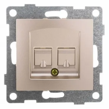 Розетка Ethernet RJ-45 без рамки Gusi Electric BRAVO С10К1-027
