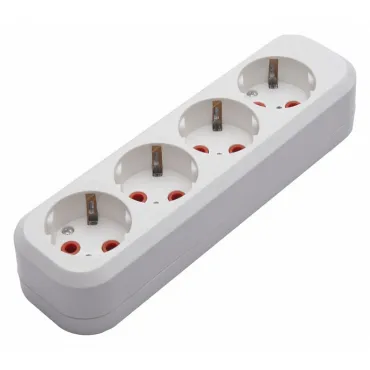 Розетка переносная разборная с заземлением Stekker Бруна 39012