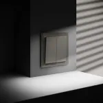 Проходной переключатель встраиваемый S70 двухклавишный 10А (шелк) Voltum VLS020304