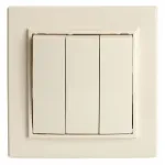 Выключатель трехклавишный Stekker Эрна 39923 от ImperiumLoft