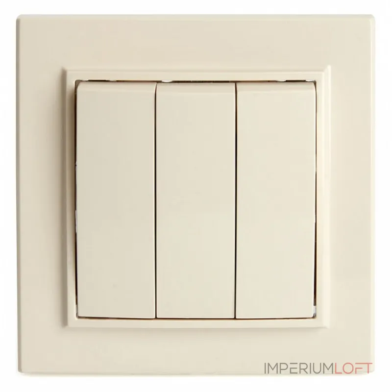 Выключатель трехклавишный Stekker Эрна 39923 от ImperiumLoft Выключатель трехклавишный Stekker Эрна 39923 от ImperiumLoft