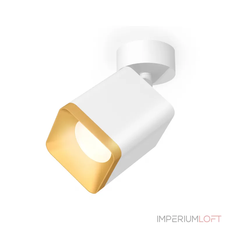 Комплект накладного поворотного светильника XM7812004 SWH/SGD белый песок/золото песок MR16 GU5.3 (A2202, C7812, N7704) от NovaLamp