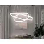 Подвесной светодиодный светильник FL360/2 WH белый 4200K 48W D400/600*1200 (без ПДУ) от NovaLamp