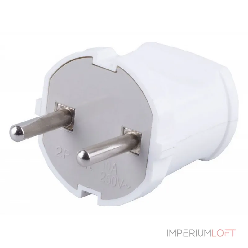 Вилка прямая без заземления Stekker PPG10-43-201 32855 от ImperiumLoft
