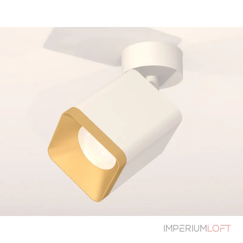 Комплект накладного поворотного светильника XM7812004 SWH/SGD белый песок/золото песок MR16 GU5.3 (A2202, C7812, N7704) от NovaLamp