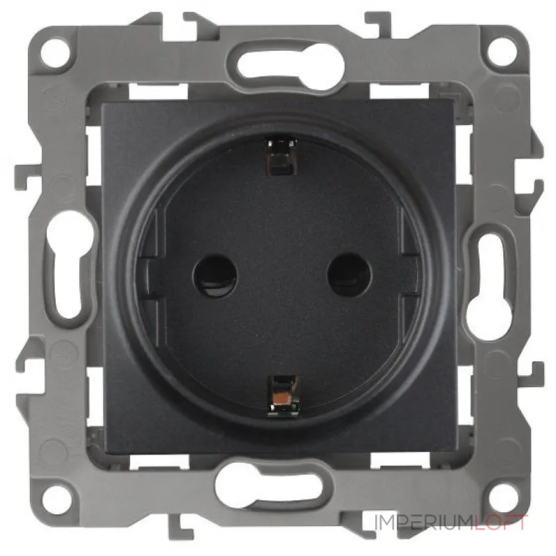Розетка с заземлением без рамки Эра 12-2101 Б0014679 от ImperiumLoft Розетка с заземлением без рамки Эра 12-2101 Б0014679 от ImperiumLoft