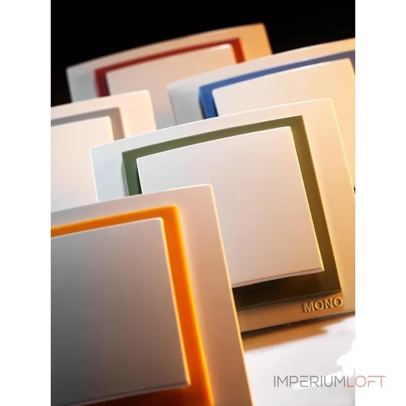 Вставка декоративная для рамки на 1 пост Mono Electric Larissa 103-000300-150 от ImperiumLoft