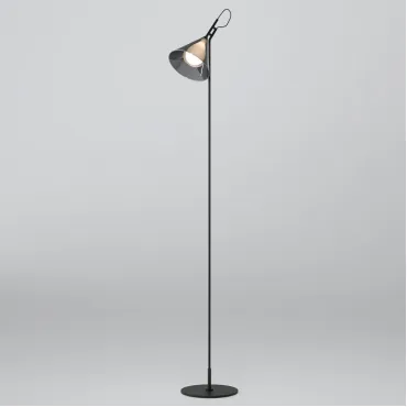 Напольный светильник со стеклянным плафоном 01187/1 черный Напольный светильник со стеклянным плафоном 01187/1 черный