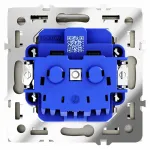 Розетка встраиваемая S70 с заземлением защитными шторками и крышкой 16А (шелк) Voltum VLS040304