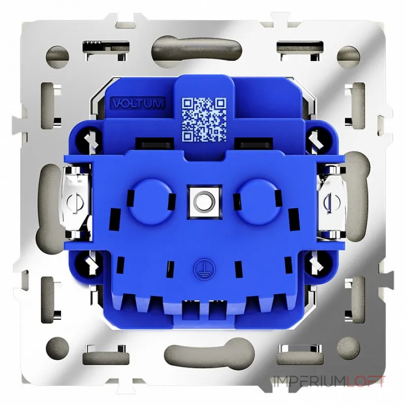 Розетка встраиваемая S70 с заземлением защитными шторками и крышкой 16А (шелк) Voltum VLS040304 Розетка встраиваемая S70 с заземлением защитными шторками и крышкой 16А (шелк) Voltum VLS040304