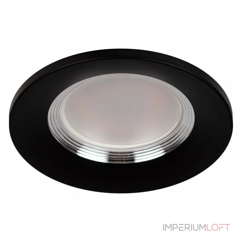 Встраиваемый светильник Эра KL107 BK/SL Б0061098 от ImperiumLoft