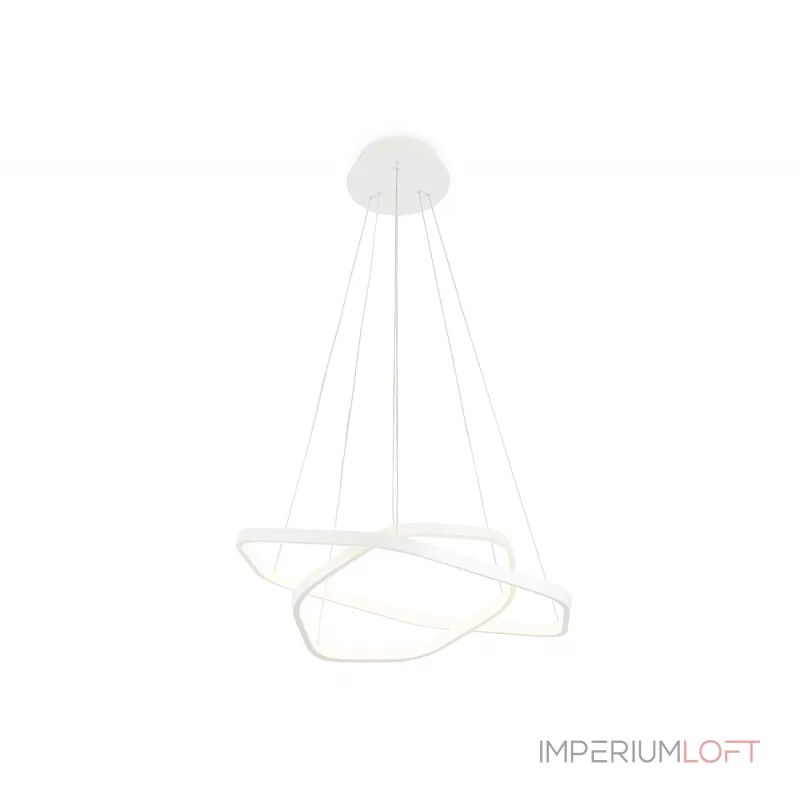 Подвесной светодиодный светильник FL360/2 WH белый 4200K 48W D400/600*1200 (без ПДУ) от NovaLamp