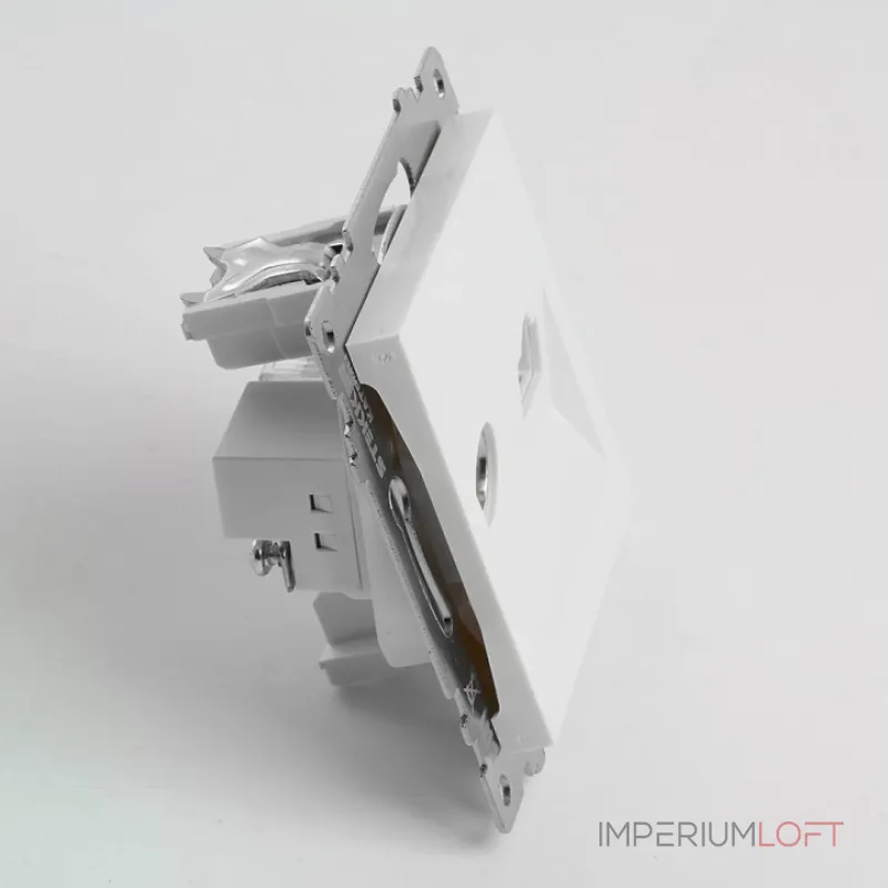 ТВ-розетка и розетка Ethernet RJ-45 без рамки Stekker GLS00-7106-01 49181 от ImperiumLoft