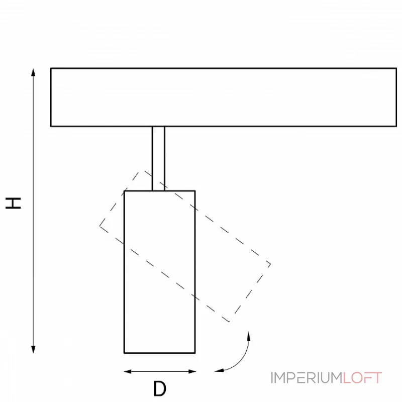Светильник на штанге Lightstar Teta 205027R от ImperiumLoft Светильник на штанге Lightstar Teta 205027R от ImperiumLoft