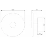 Накладной светильник Eurosvet Thasos 40340 LED черный от ImperiumLoft