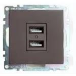 Розетка USB без рамки Stekker Катрин 49027 от ImperiumLoft
