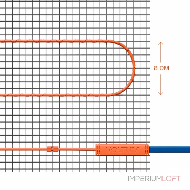 Нагревательный мат Voltum Т150 VLT01-150-12 от ImperiumLoft Нагревательный мат Voltum Т150 VLT01-150-12 от ImperiumLoft