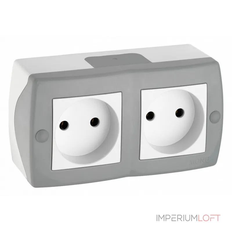 Блок с розетками без заземления Mono Electric Octans IP20 104-020006-121 от ImperiumLoft Блок с розетками без заземления Mono Electric Octans IP20 104-020006-121 от ImperiumLoft