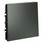 Проходной переключатель встраиваемый S70 одноклавишный 10А (титан) Voltum VLS010306