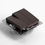 Выключатель трехклавишный без рамки Stekker Катрин 49175 от ImperiumLoft