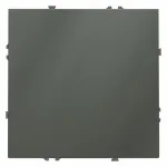 Проходной переключатель встраиваемый S70 одноклавишный 10А (титан) Voltum VLS010306