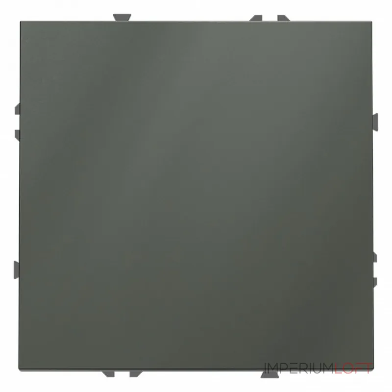 Проходной переключатель встраиваемый S70 одноклавишный 10А (титан) Voltum VLS010306