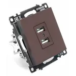 Розетка USB без рамки Stekker Катрин 49027 от ImperiumLoft