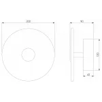 Накладной светильник Eurosvet Thasos 40340 LED черный от ImperiumLoft