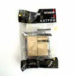 Выключатель двухклавишный без рамки Stekker Катрин 49216 от ImperiumLoft