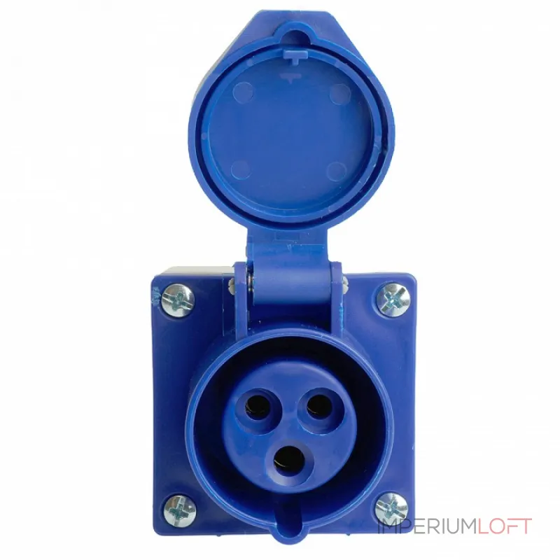 Розетка переносная разборная 2P+PE с крышкой Stekker ST 49432 от ImperiumLoft Розетка переносная разборная 2P+PE с крышкой Stekker ST 49432 от ImperiumLoft