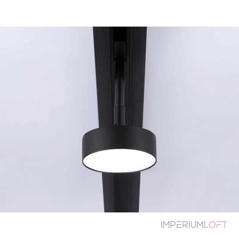 Светильник светодиодный трековый для шинопровода Magnetic GL3853 BK черный IP20 12W 4200K 48V D95*30 от NovaLamp