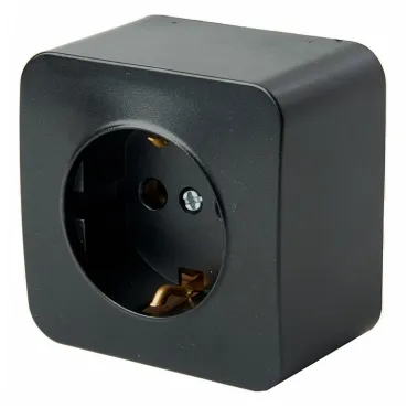 Розетка с заземлением Stekker София 49314 Розетка с заземлением Stekker София 49314