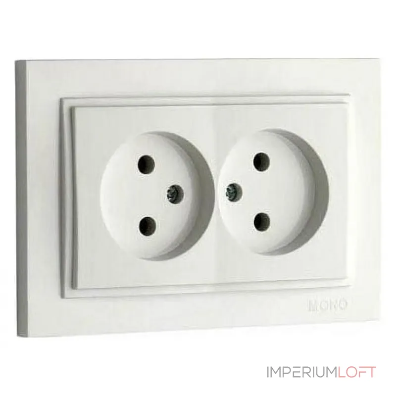 Розетка двойная Mono Electric Despina 102-010005-121 от ImperiumLoft Розетка двойная Mono Electric Despina 102-010005-121 от ImperiumLoft