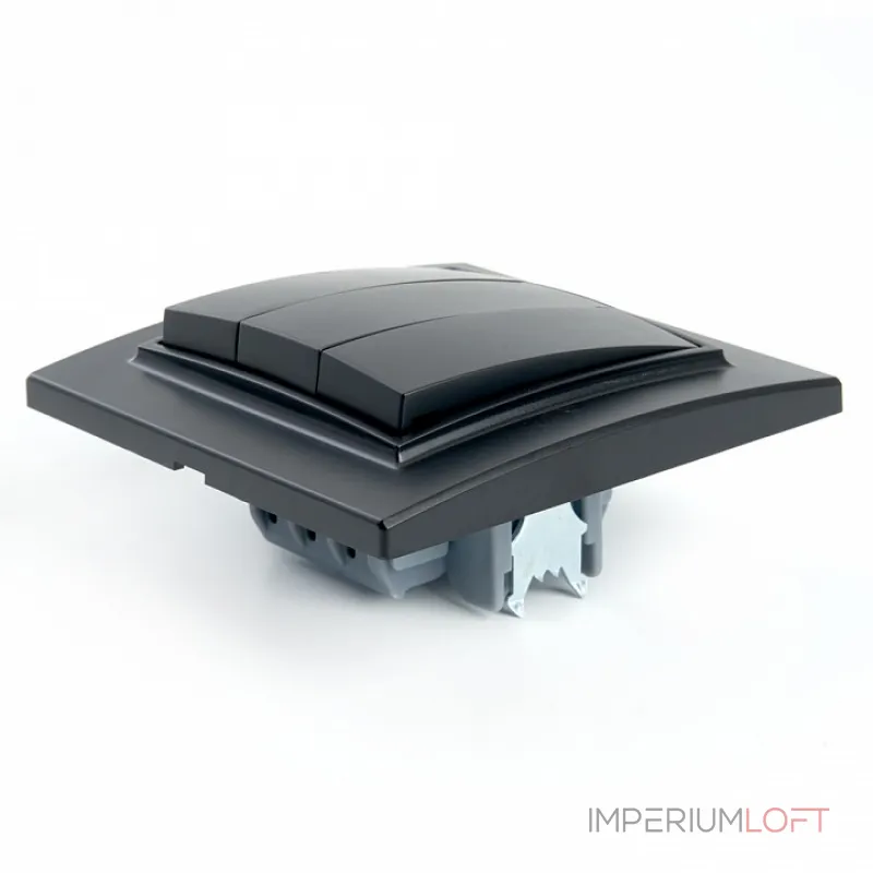 Выключатель трехклавишный Stekker Эрна 39924 от ImperiumLoft