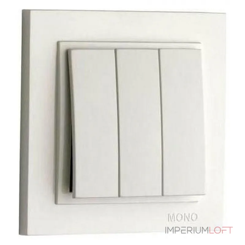 Выключатель трехклавишный Mono Electric Despina 102-010022-114 от ImperiumLoft Выключатель трехклавишный Mono Electric Despina 102-010022-114 от ImperiumLoft