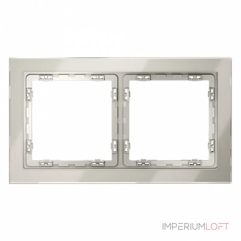 Рамка на 2 поста Voltum S70 VLS110203 от ImperiumLoft Рамка на 2 поста Voltum S70 VLS110203 от ImperiumLoft