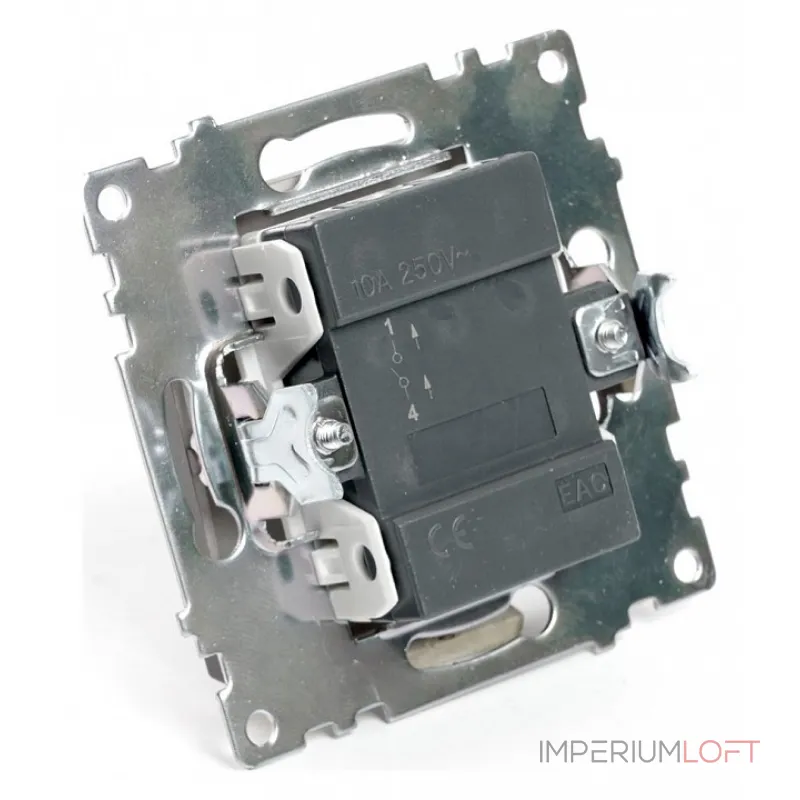 Выключатель одноклавишный без рамки Stekker Катрин 49018 от ImperiumLoft Выключатель одноклавишный без рамки Stekker Катрин 49018 от ImperiumLoft