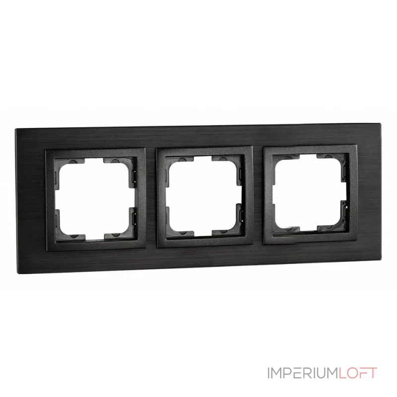 Рамка на 3 поста Mono Electric Style Aluminium 107-820000-162 от ImperiumLoft