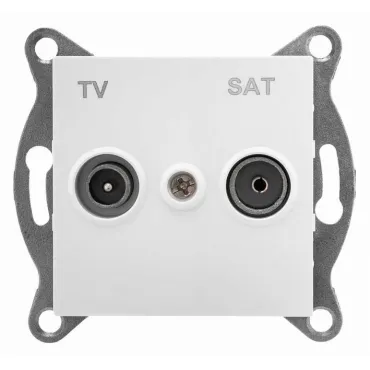 ТВ-розетка и SAT-розетка оконечная без рамки Gusi Electric UGRA С11ТS1-001 ТВ-розетка и SAT-розетка оконечная без рамки Gusi Electric UGRA С11ТS1-001